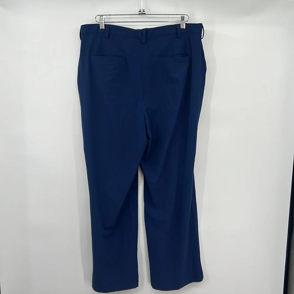 Duluth Trading Co‎ Pants Womens 18 Blue Flat Front Straight Leg Trousers Hiking - Picture 6 of 9